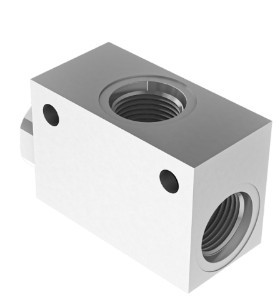 In-line Shuttle Valves: SAE-06 Port Size, 5075 PSI, 7.9 GPM