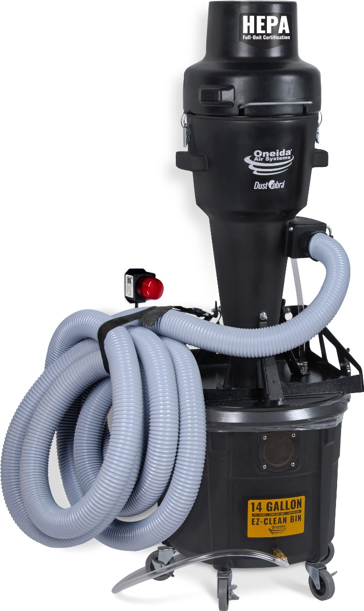Dust Cobra High-Pressure 14 Gal. Wall-Mounted HEPA Cyclone Dust Collector