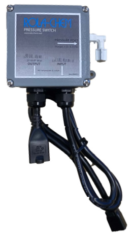Rola‑Chem 550311 Interlock Pressure Switch Kit- 1–6 psi Adjustable