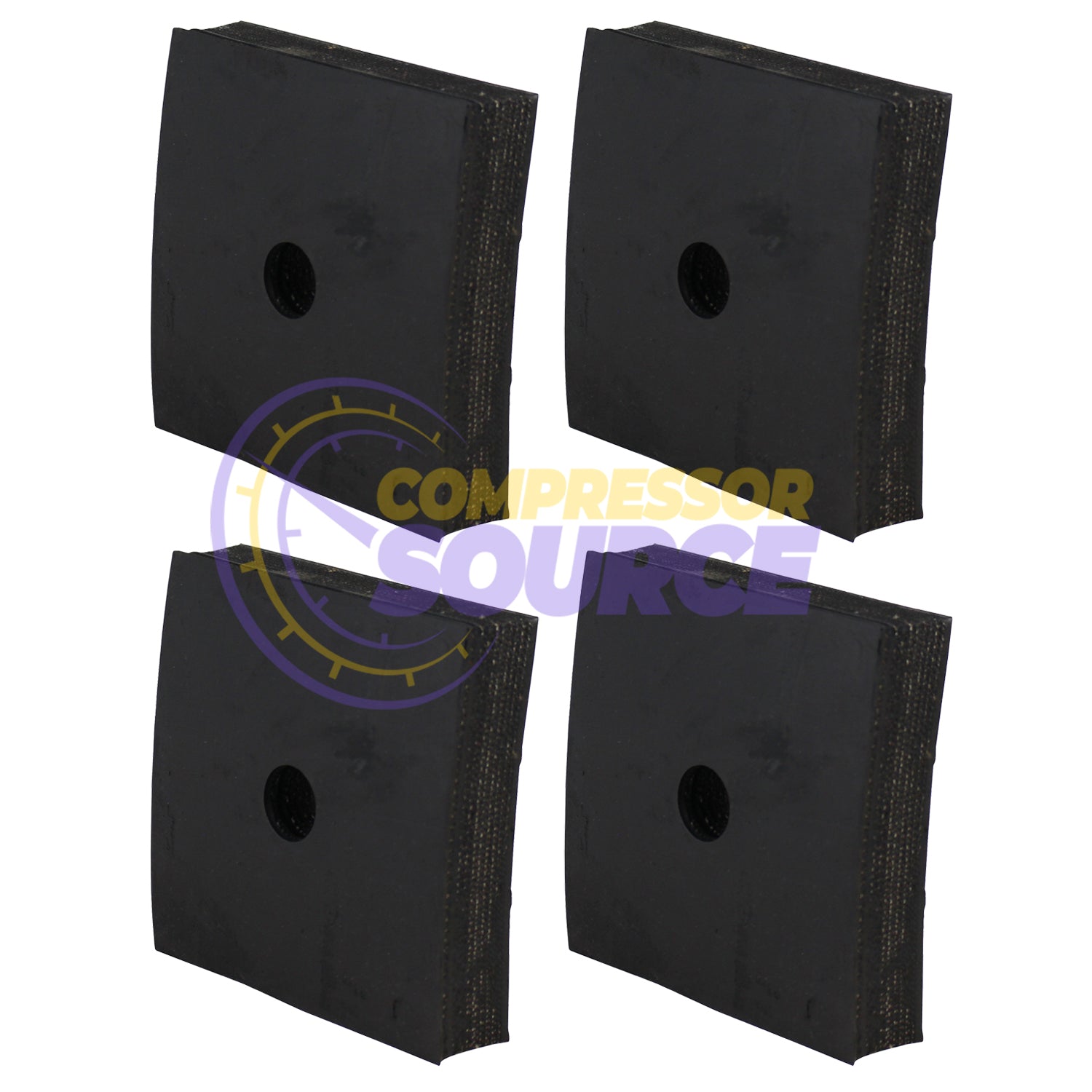 4" x 4" x 1" Anti-Vibration Pads 4-Pack