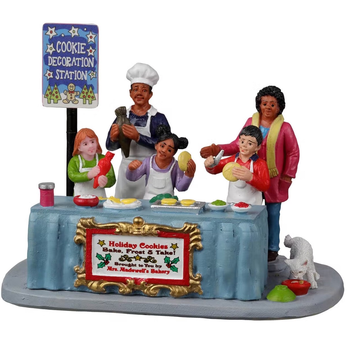 Lemax Caddington Village Table Accent: Cookie Decoration Station #23595