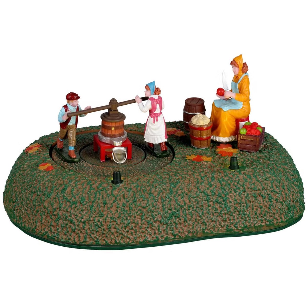 Lemax Caddington Village Table Accent: Family Cider #24950