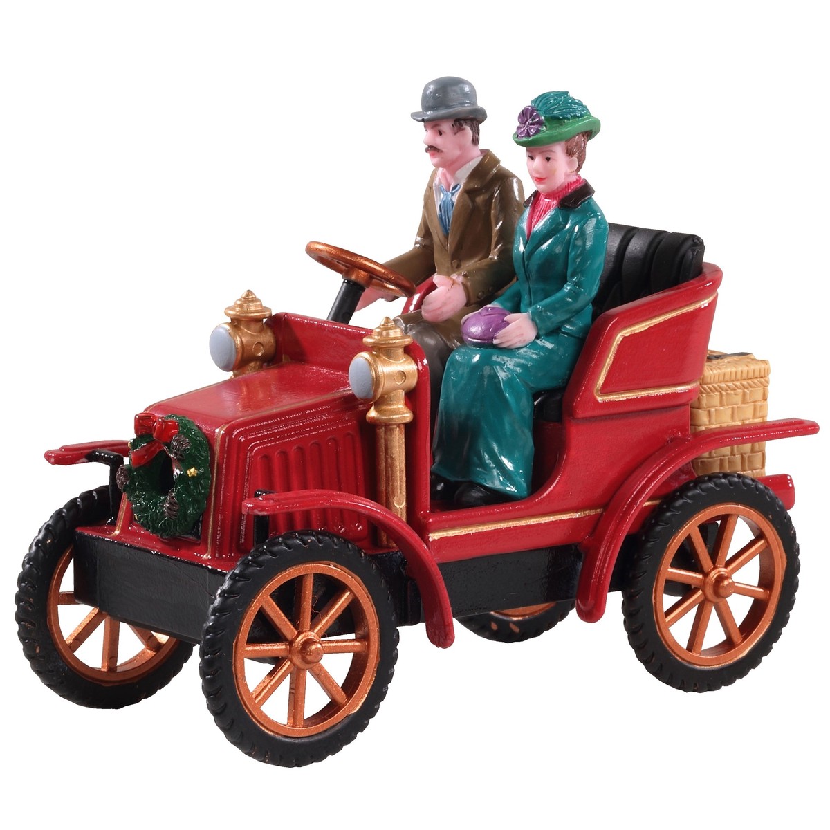 Lemax Caddington Village Table Accent: First Car in Town #93426