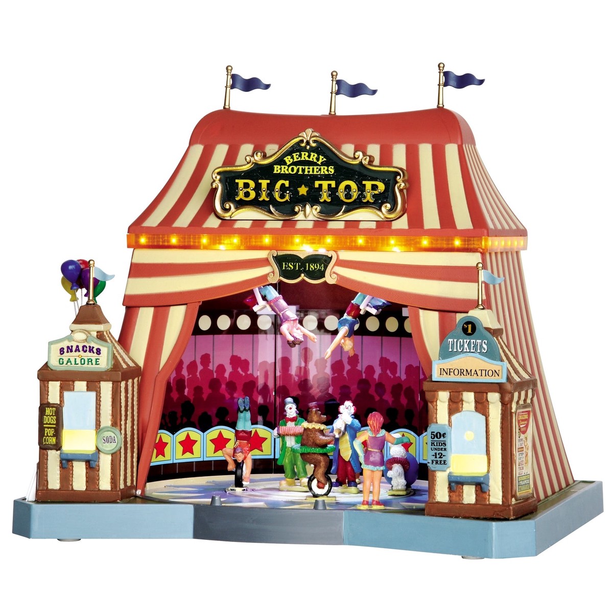 Lemax Carnival Sights & Sounds: Berry Brothers Big Top #55918