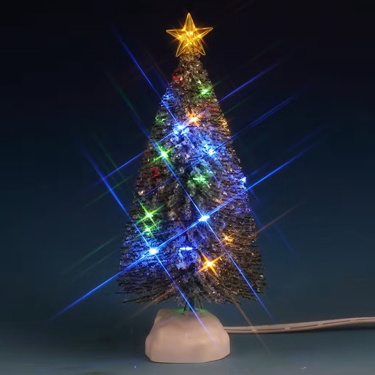 Lemax General Collectibles: Multi Light Evergreen Tree, Medium #74266