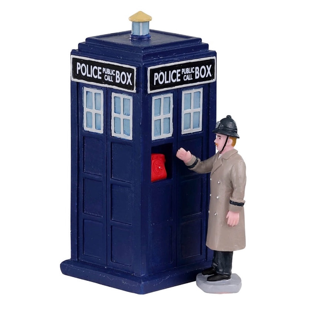 Lemax General Collectibles Table Accent: Police Call Box, Set of 2 #03509