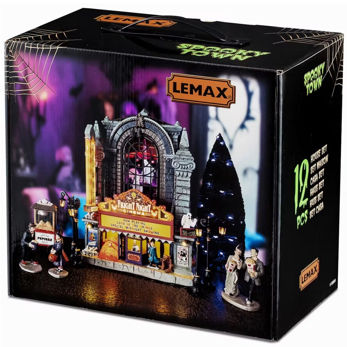 Lemax Spooky Town Fright Night Cinema Set #56664