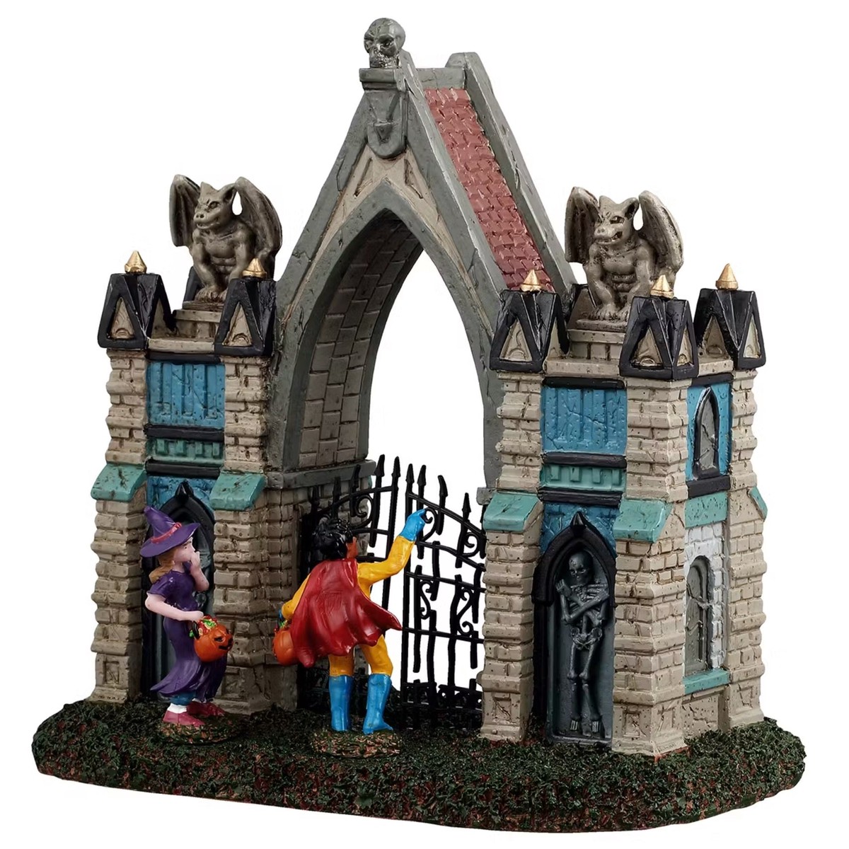 Lemax Spooky Town Gargoyle Gate #53732