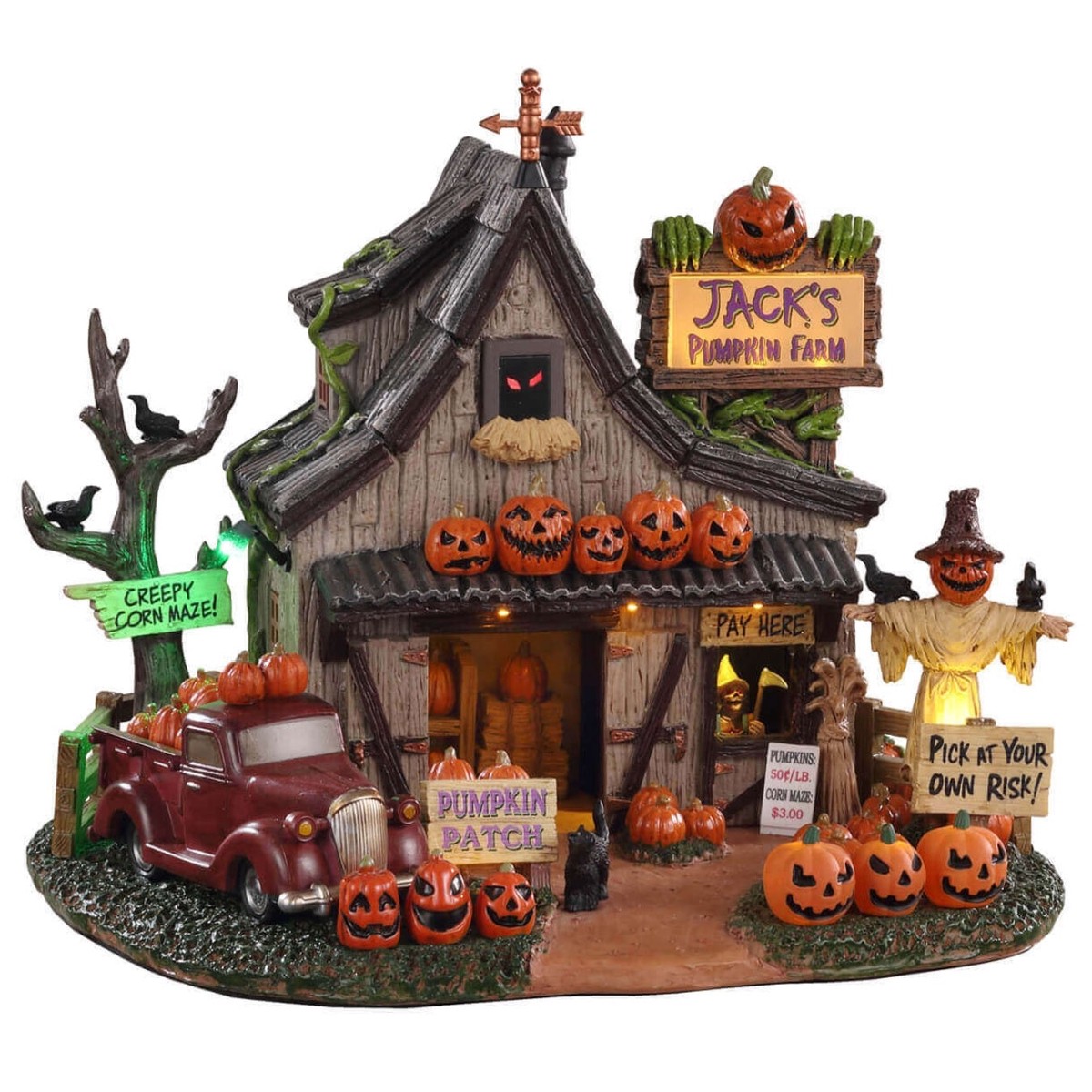 Lemax Spooky Town Jack's Pumpkin Farm #04716
