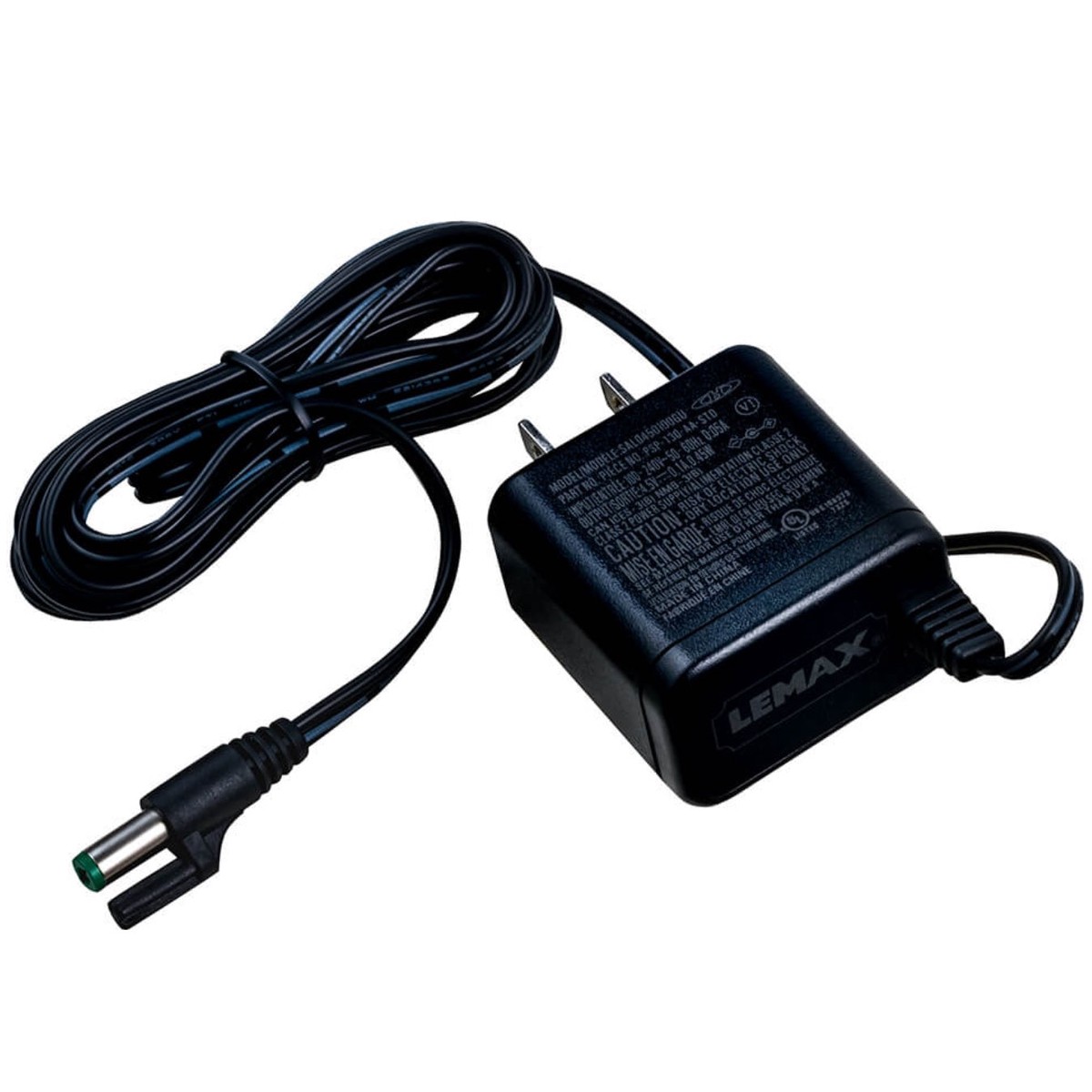 Lemax Spooky Town Power Adaptor, 4.5V 100mA, Black, 1-Output, Type-U #44339