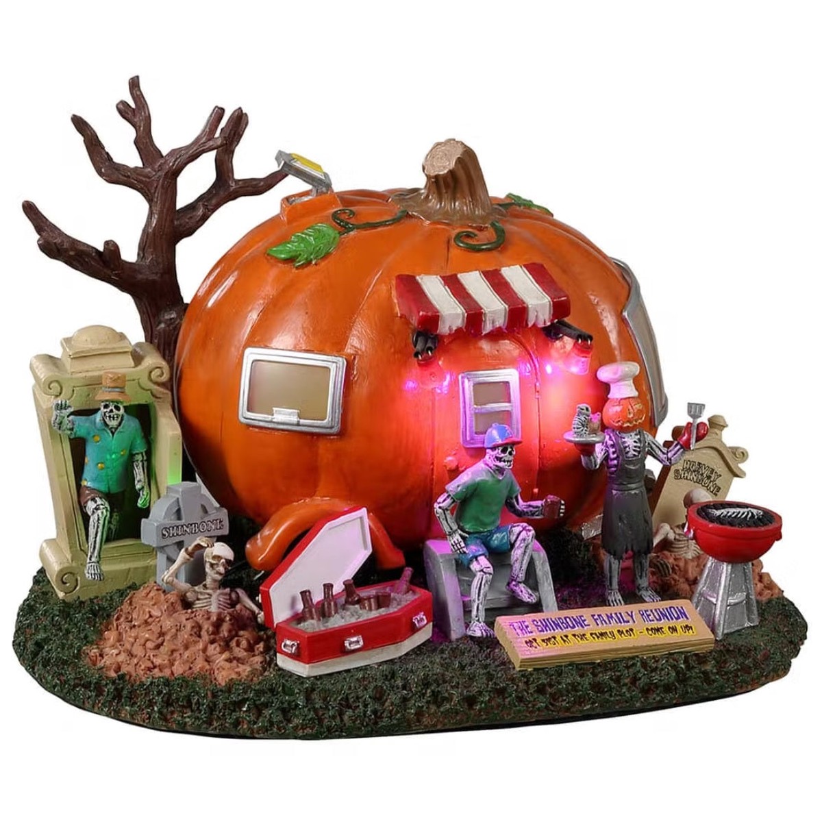 Lemax Spooky Town Shinbone Family Reunion #25845