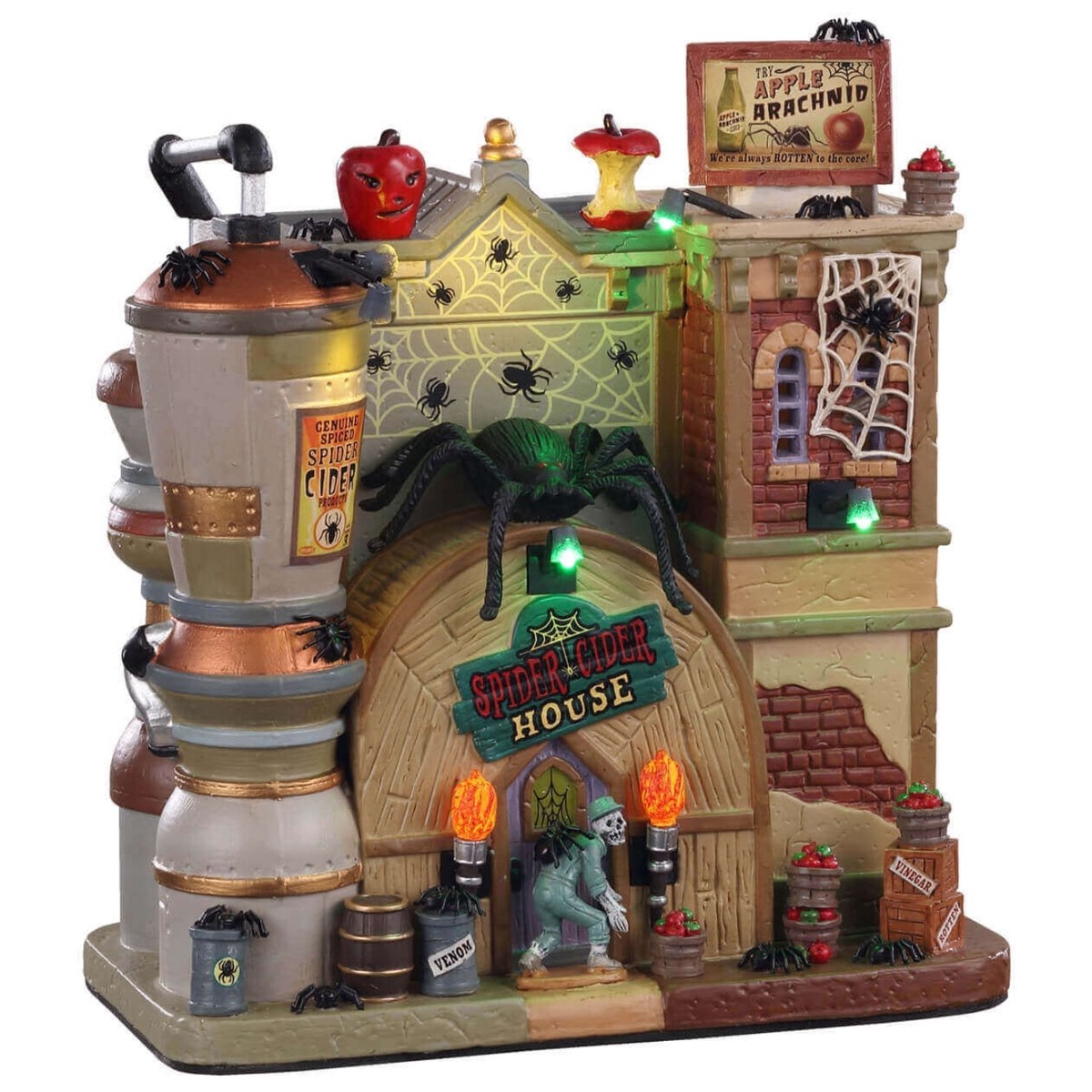 Lemax Spooky Town Spider Cider House #05606
