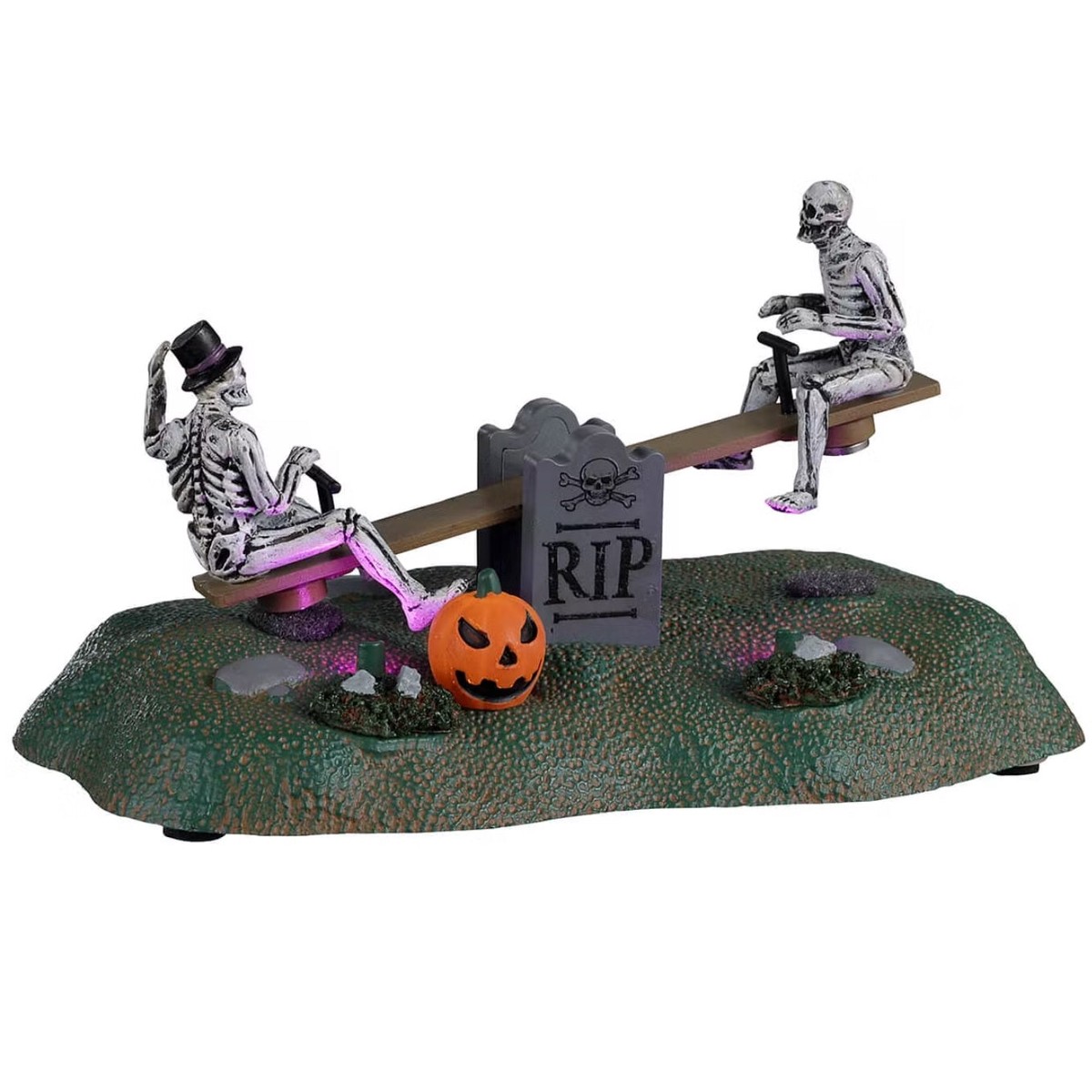 Lemax Spooky Town Tombstone See-Saw #24932