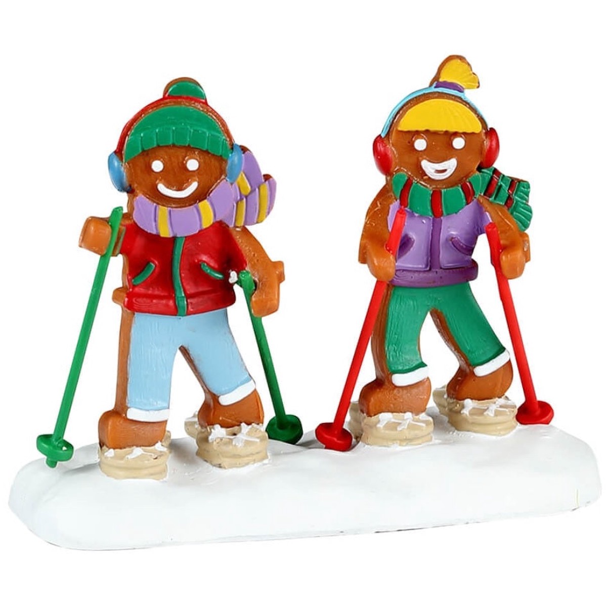 Lemax Sugar N Spice Figurines: Snowshoe Walkers #32233