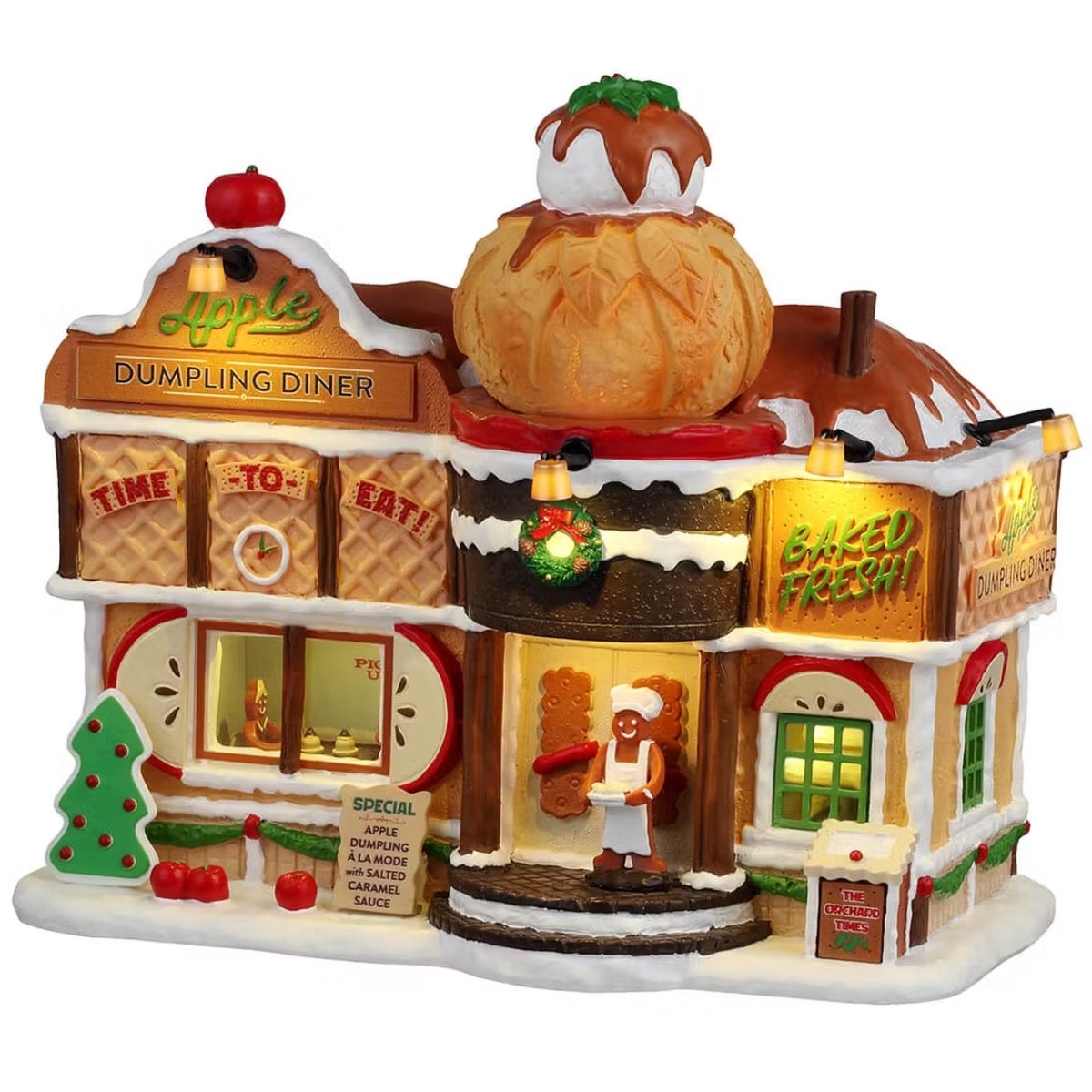 Lemax Sugar N Spice Lighted Building: Apple Dumpling Diner #45287