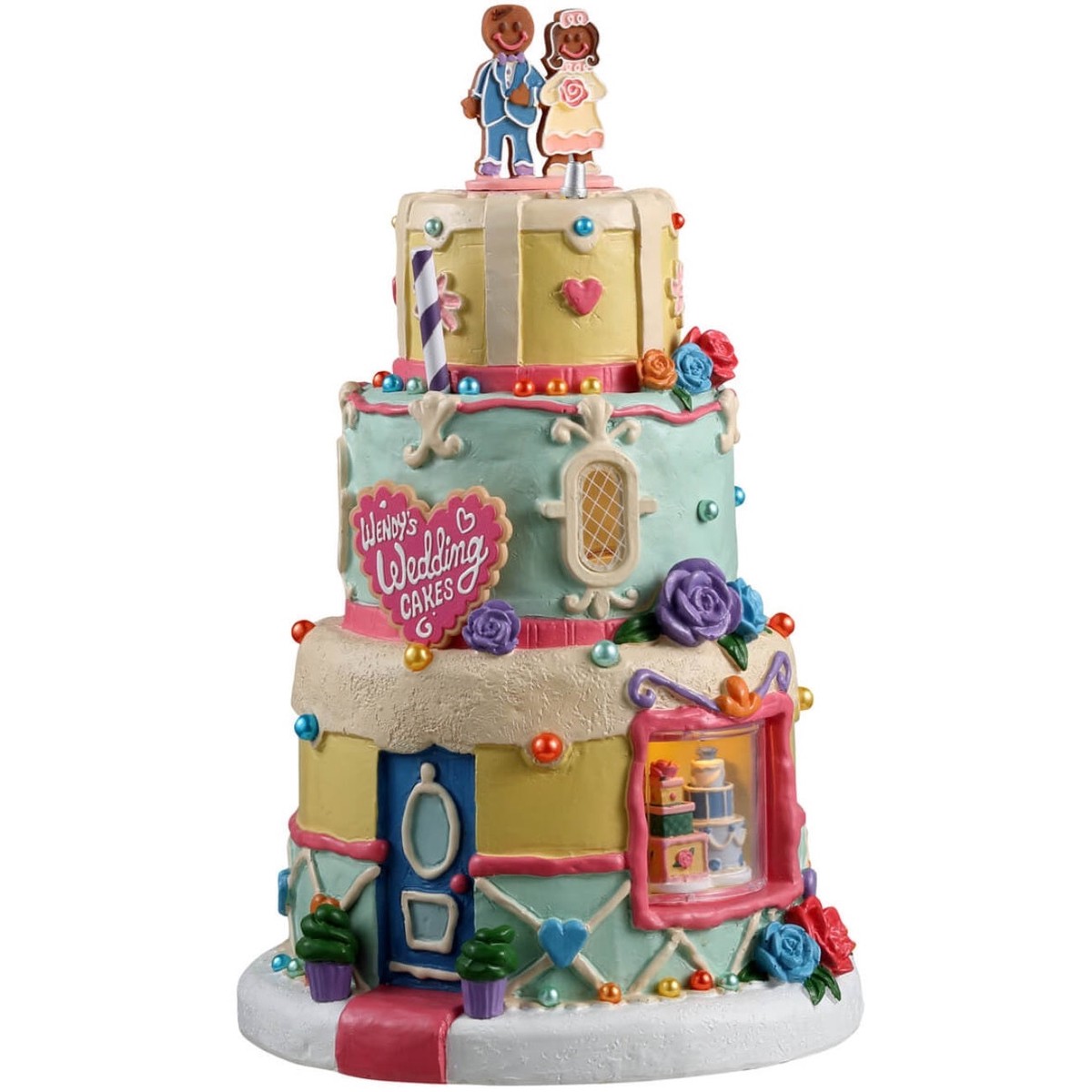 Lemax Sugar N Spice Lighted Building: Wendy's Wedding Cakes #35095