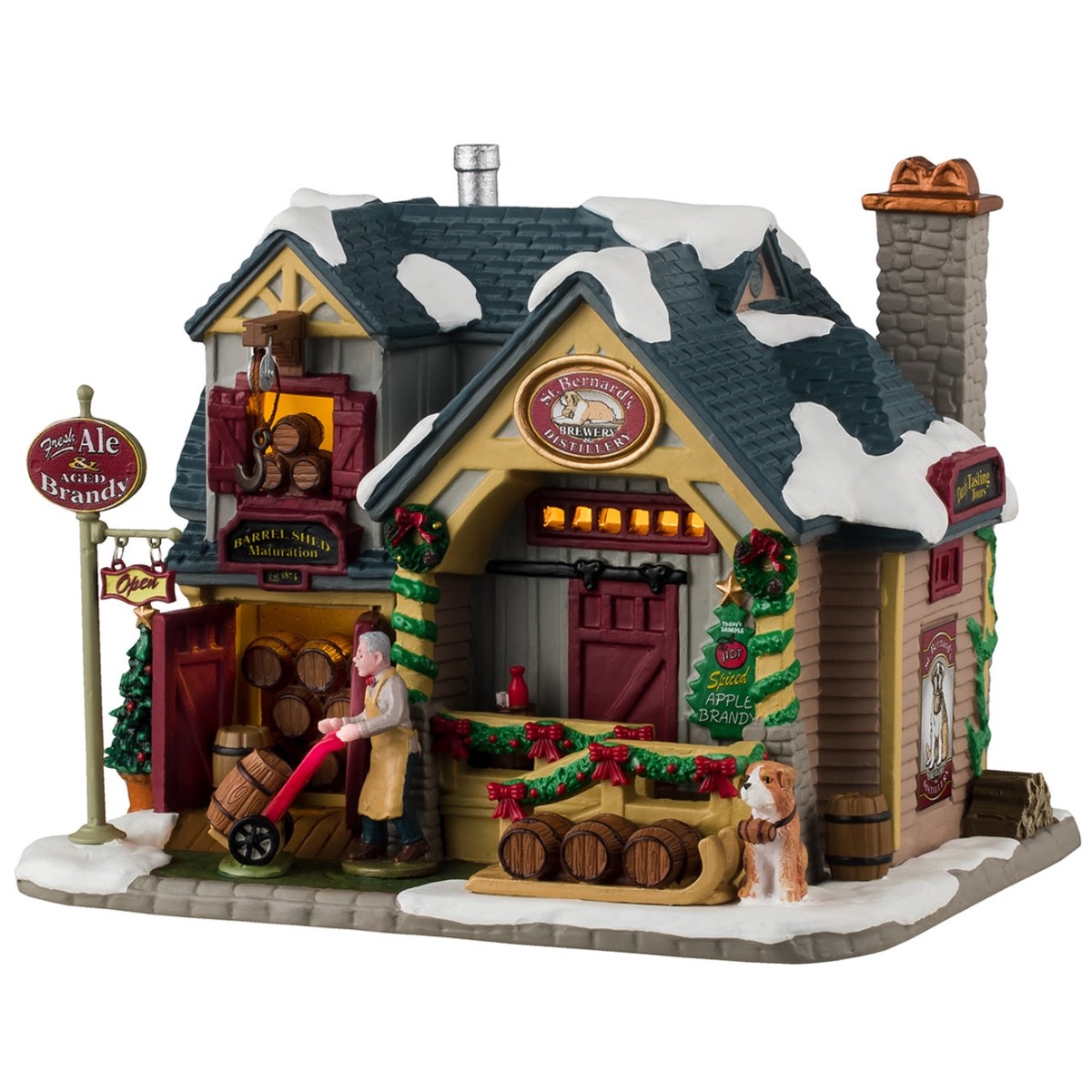 Lemax Vail Village Lighted Building: St. Bernard's Brewery & Distillery #45234