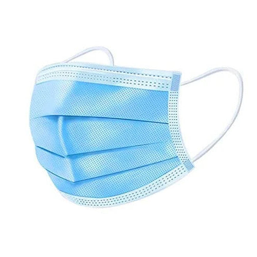 Disposable Face Masks, Breathable Face Mask for Home, Office, On the Go - Blue