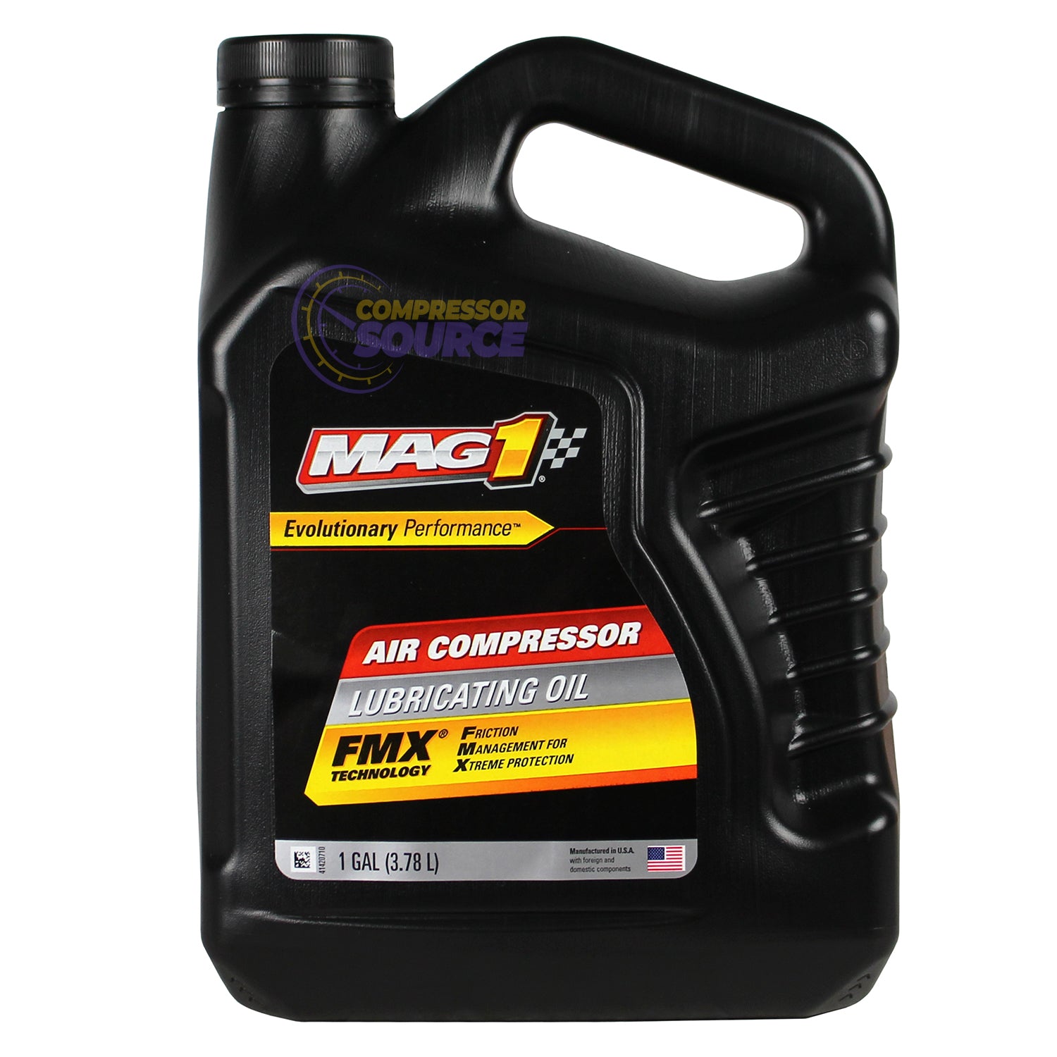 MAG1 Air Compressor Oil ISO-100 SAE-30W Non-Detergent 1 Gallon Jug