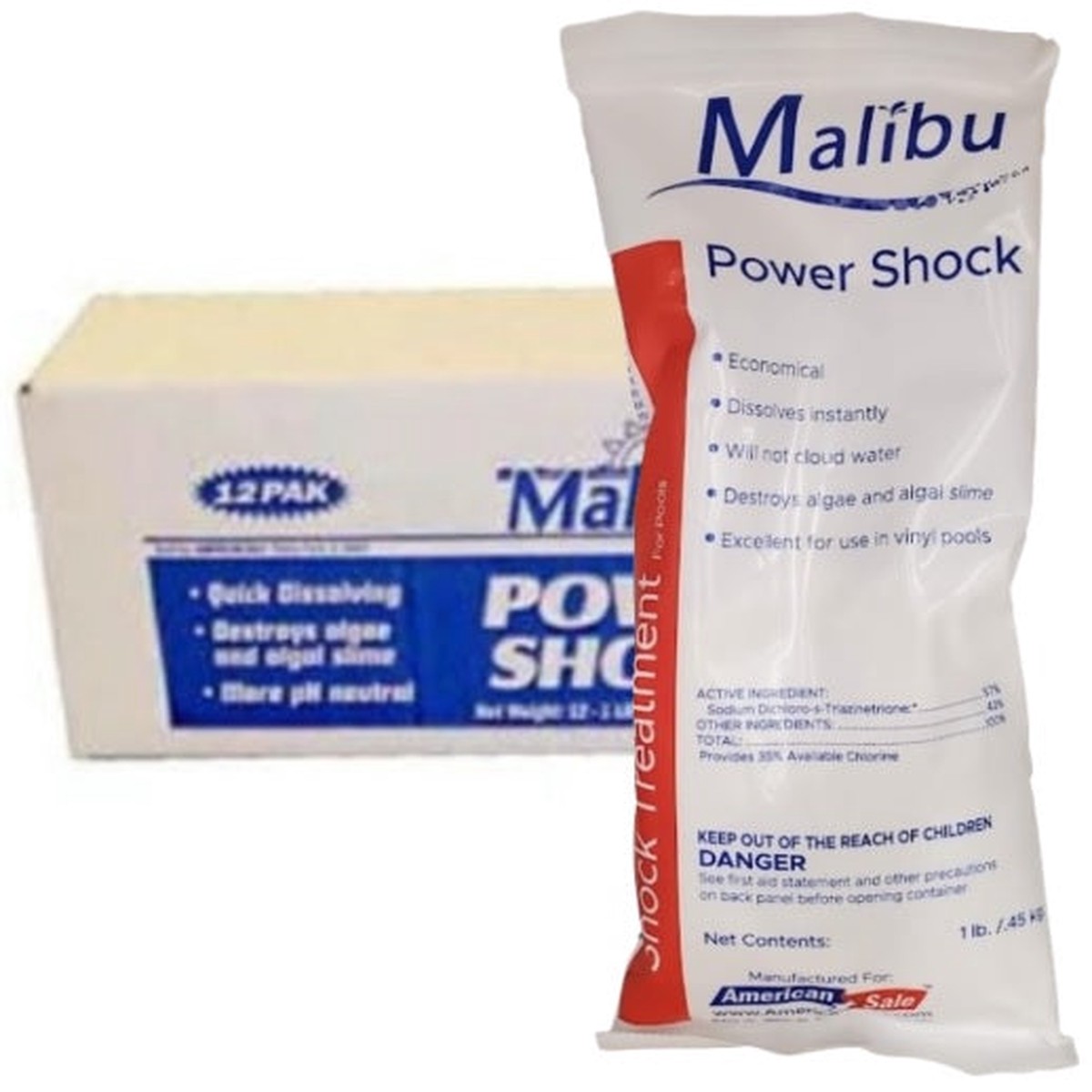 Malibu Power Shock - 12 Pack