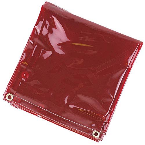 Sellstrom S97301 Welding Curtain - 6'x8' - Red