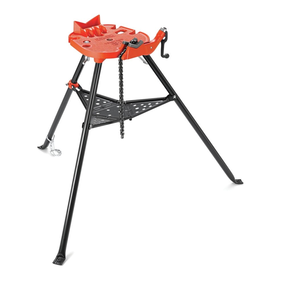 Ridgid 36273 Portable Tristand Chain Vise, Red