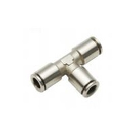 16mm OD Tube - Tee Union - Metallic - Push to Connect Fitting