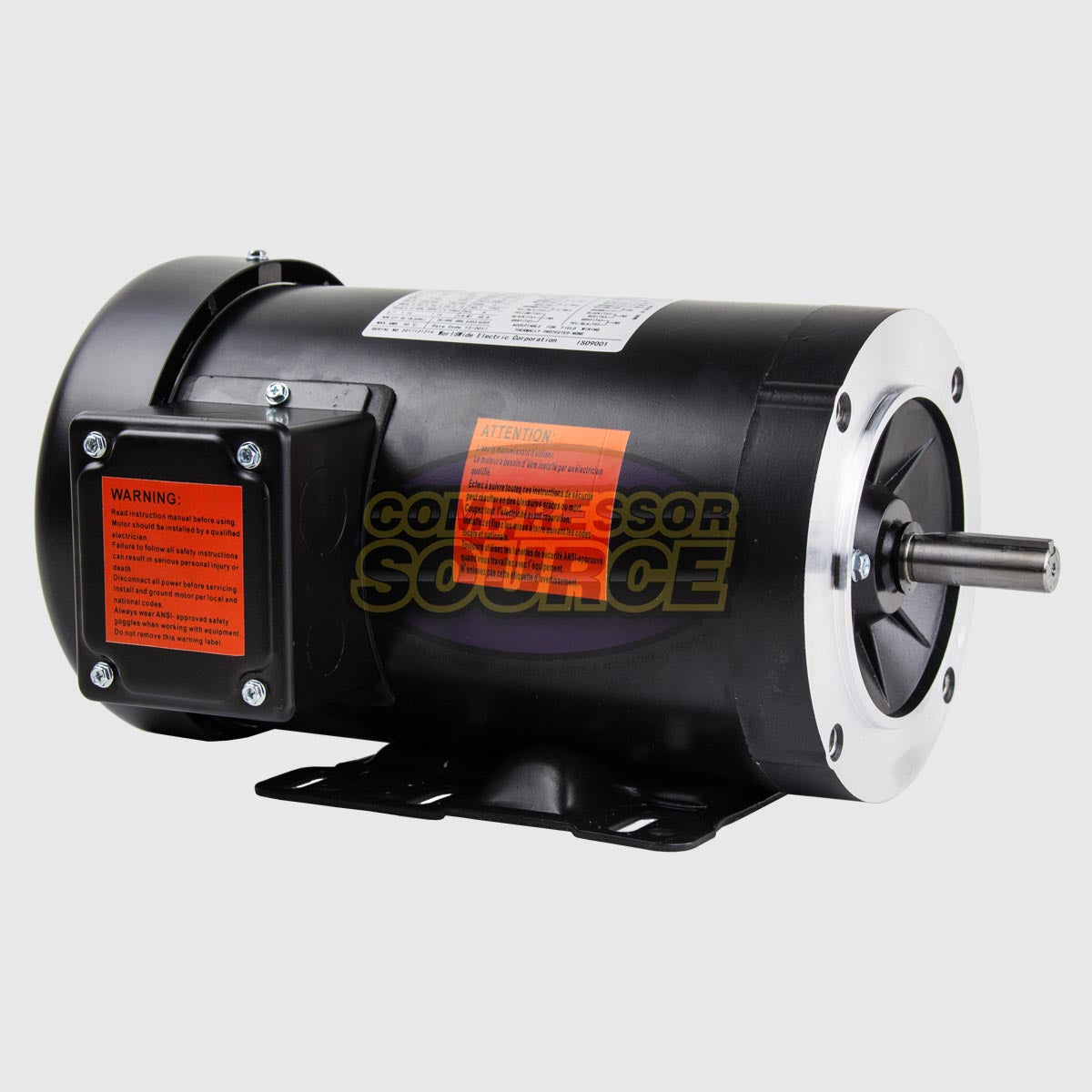 2 HP 3 Phase Electric Motor 1760 RPM 56HC Frame 230-460V TEFC C-Face NATE2-18-56CB