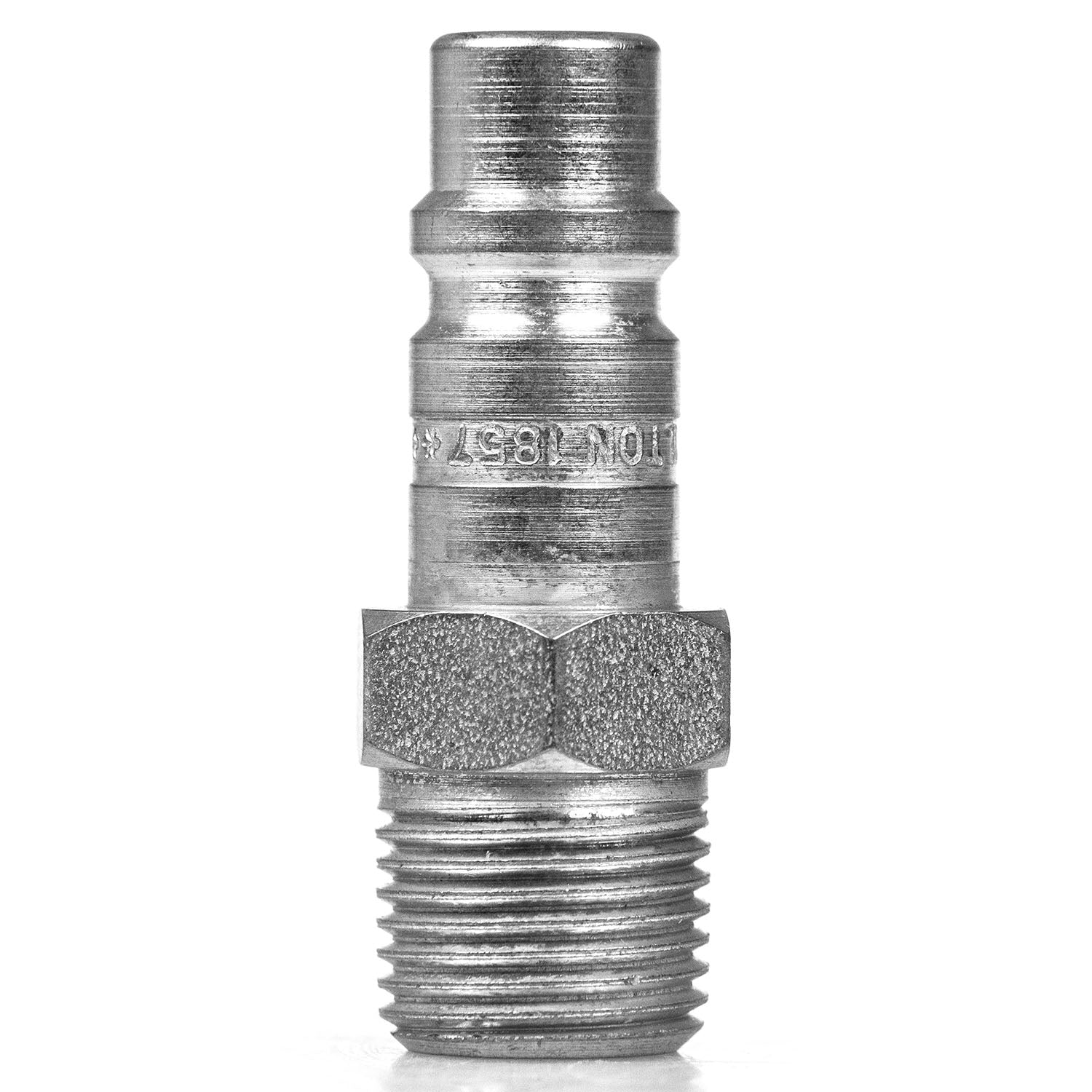 G-Style Plug 1/2" Male NPT 1/2" Body Steel Quick Release Plug Milton 1857
