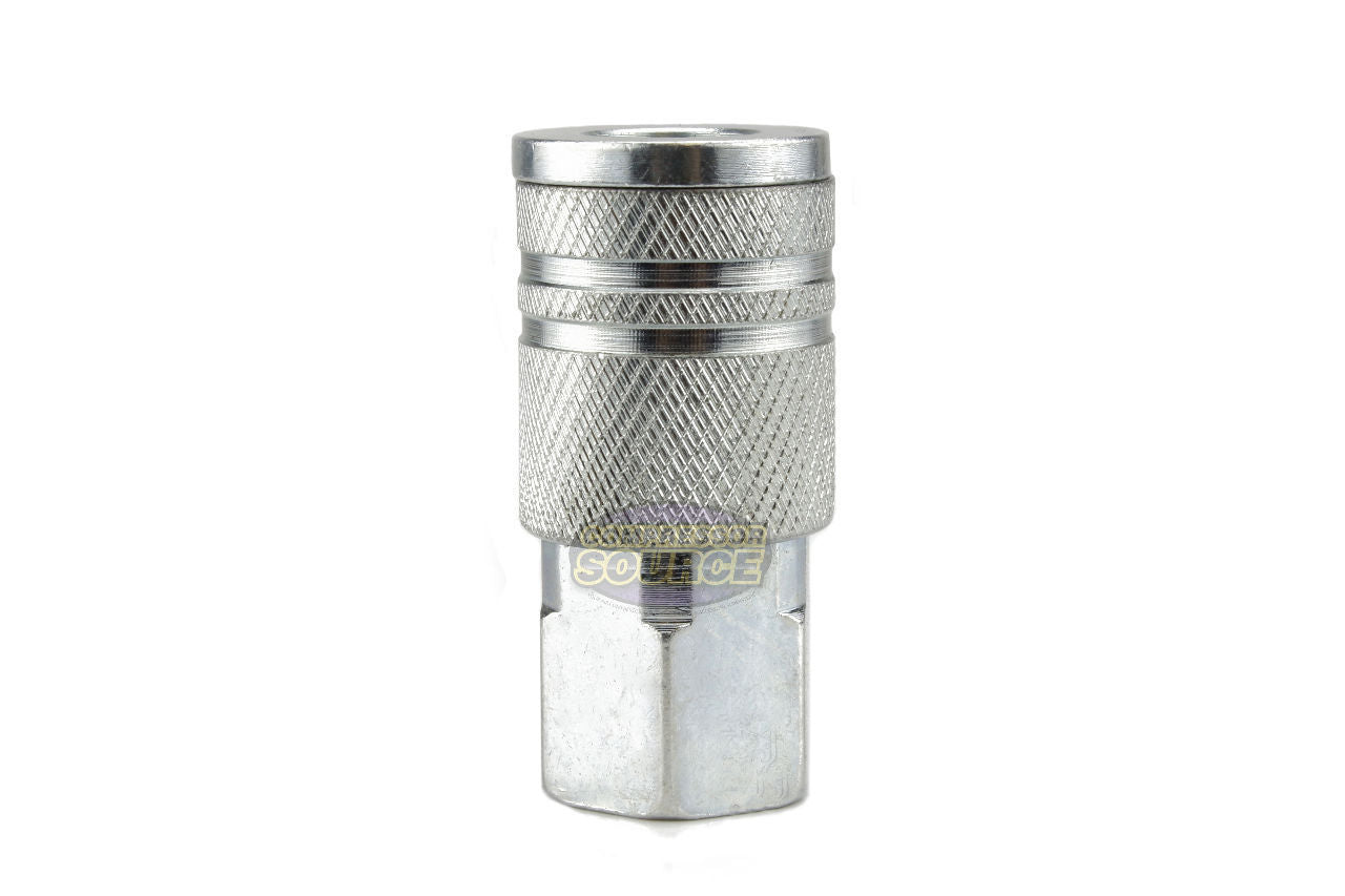 Industrial Interchange 1/4" FNPT Steel Coupler