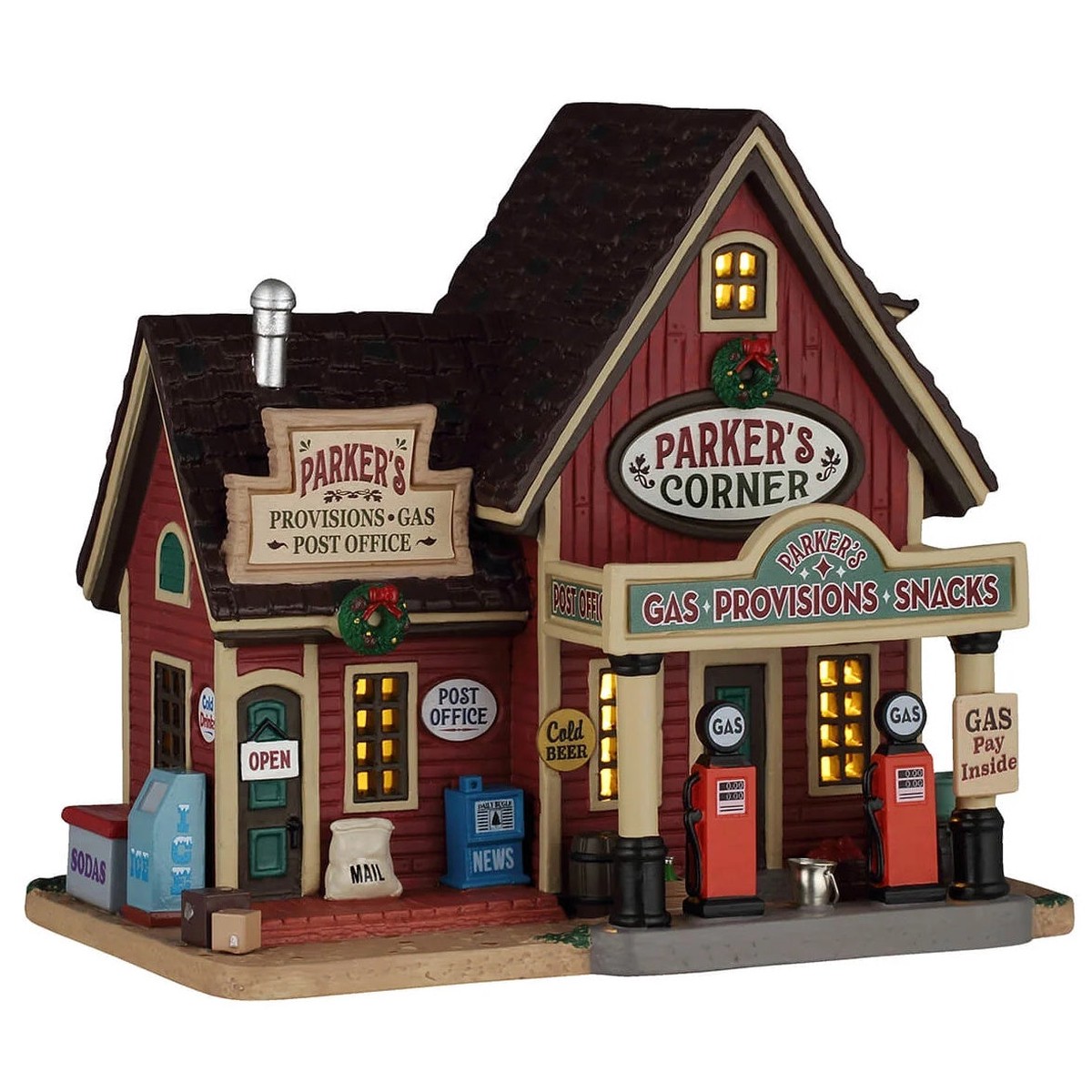 NEW 2026 Lemax Harvest Crossing Lighted Building: Parker's Corner #65543