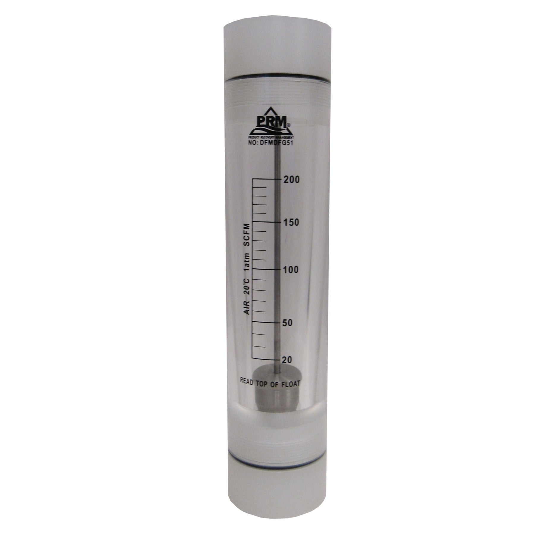 PRM FMDFG51 20-200 SCFM Air Rotameter Flow Meter