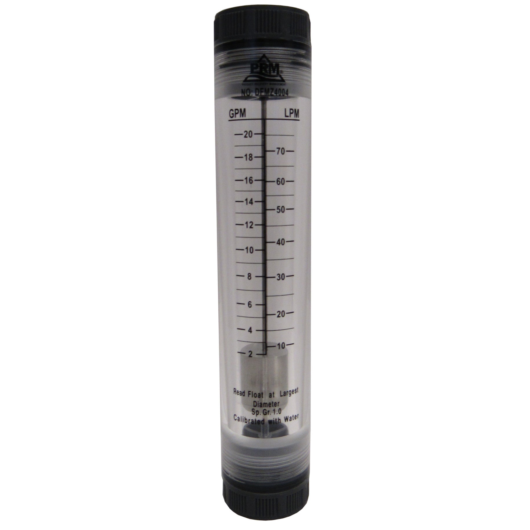 PRM FMZ4004 2-20 GPM Water Rotameter Flow Meter