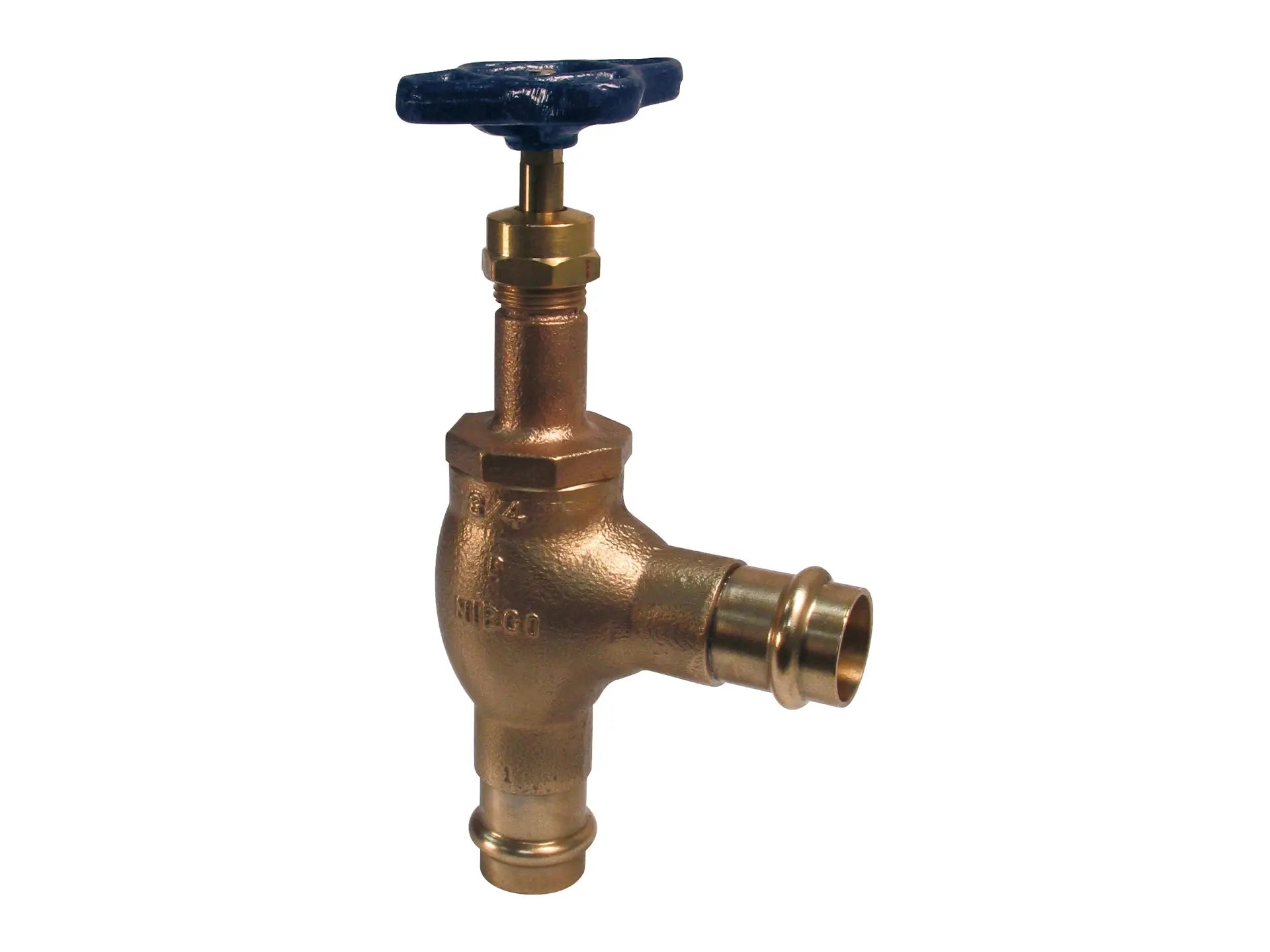NIBCO NF4K00B, 1-1/4 in. x 1-1/4 in. Angle Valve Bronze, 200 PSI, Integral Seat PF-311-Y