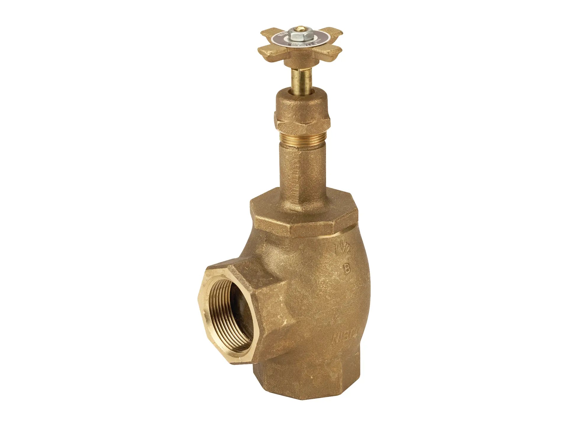 NIBCO NL4KD0C, 1-1/2 in. Angle Valve Bronze, Irrigation, Class 125 T-311-Y-K