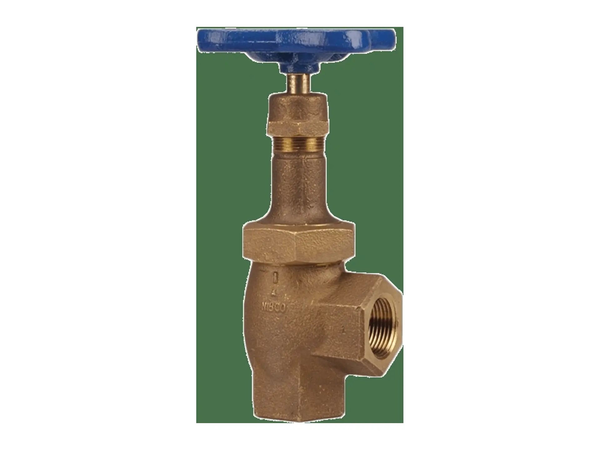 NIBCO NL69N04, 1/4 in. Angle Valve Bronze, Class 300, Stainless Steel Disc T-376-AP