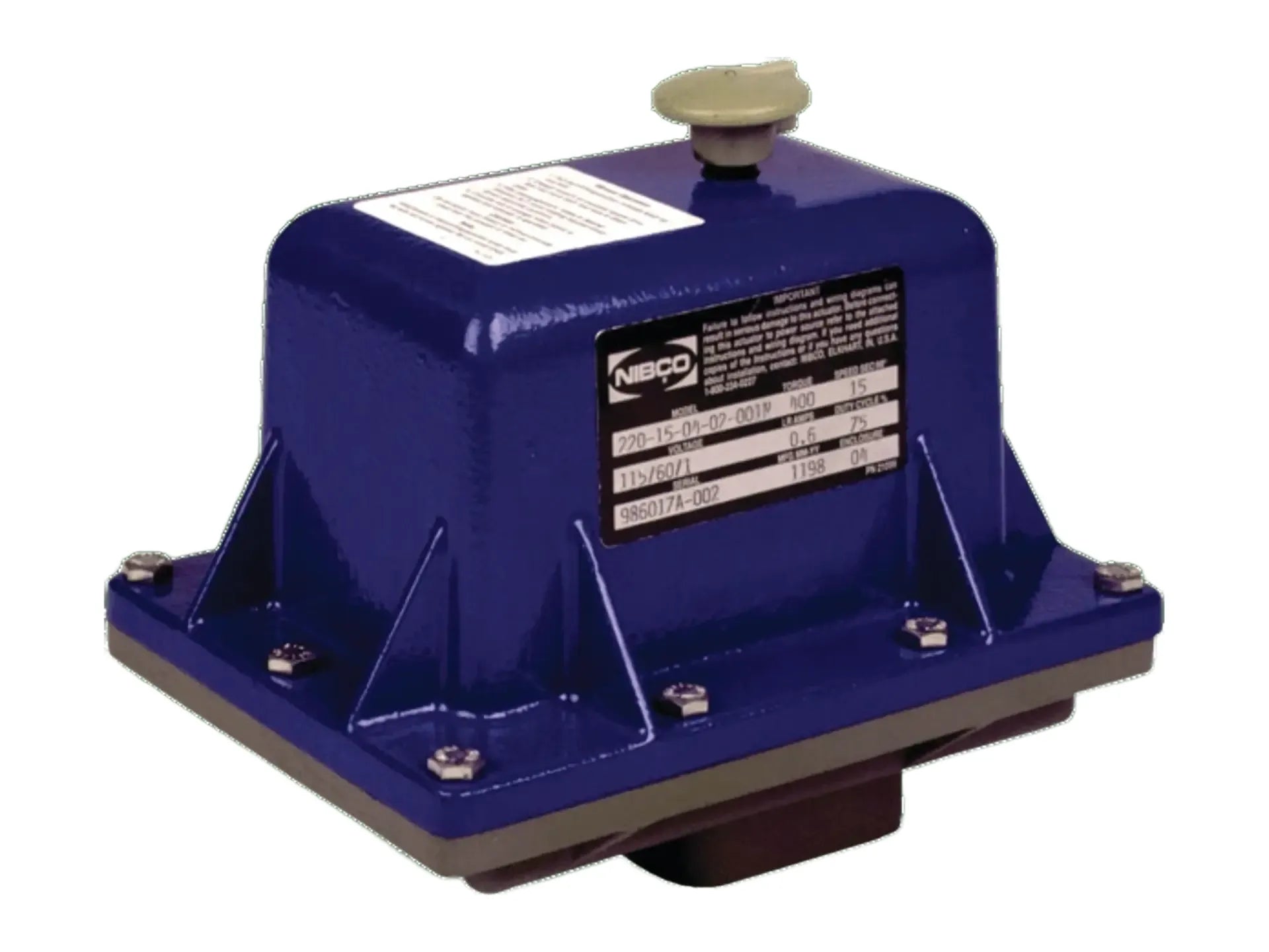 NIBCO T115758, NE300-10-4 24 VDC Electric Actuator