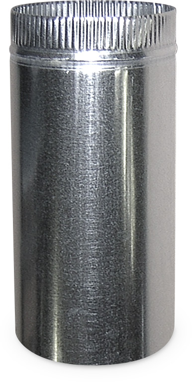 3" x 2' Light-Duty Snap-Lock Pipe