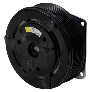 Ogura Electromagnetic Mobile Clutch Assembly: 5.5" Pulley for 8-Groove Belt, 90 ft-lbs. Torque, 3600 RPM, 12-Volt, MA-N05