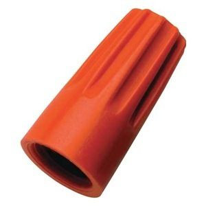 22-14 AWG Twist On Wire Nut - Orange (500/Bulk Pkg.)