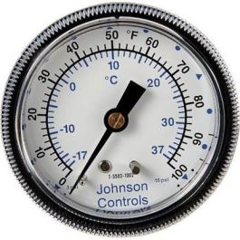 Johnson Controls T-5500-1055 3.5" Pneumatic Temperature Indicators 40°F-240°F