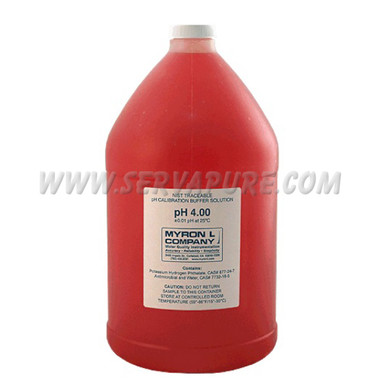 Myron L pH Buffer Solution 4, PH4-Gallon, 1 Gallon (128 Oz)