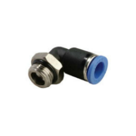 14mm OD Tube x 3/8" BSPP - Male Elbow Connector - Push to Connect Fitting