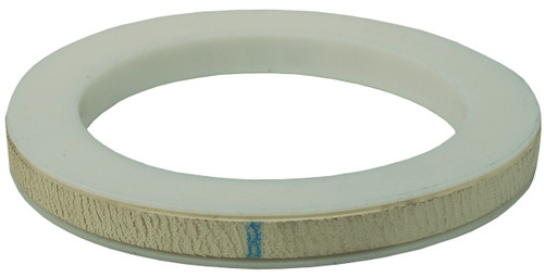 Dixon 5 in. PTFE (TFE) Envelope w/ White Nitrile Rubber Filler Cam & Groove Gasket (White / White)