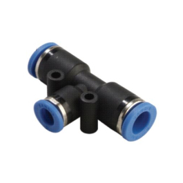 5/16" (8mm) x 5/32" (4mm) OD Tube - Tee Reducer - Push to Connect Fitting