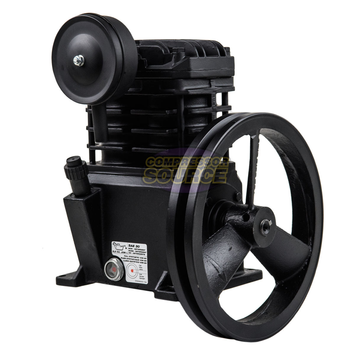 2 HP 1 Stage 5.5 CFM @ 90 PSI 2-Cylinder Air Compressor Pump Campbell Hausfeld VT4823