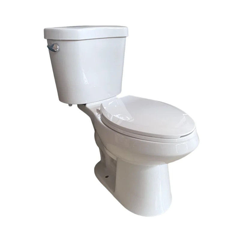 Pure Elegant White Elongated Tall Toilet JKS-52EW