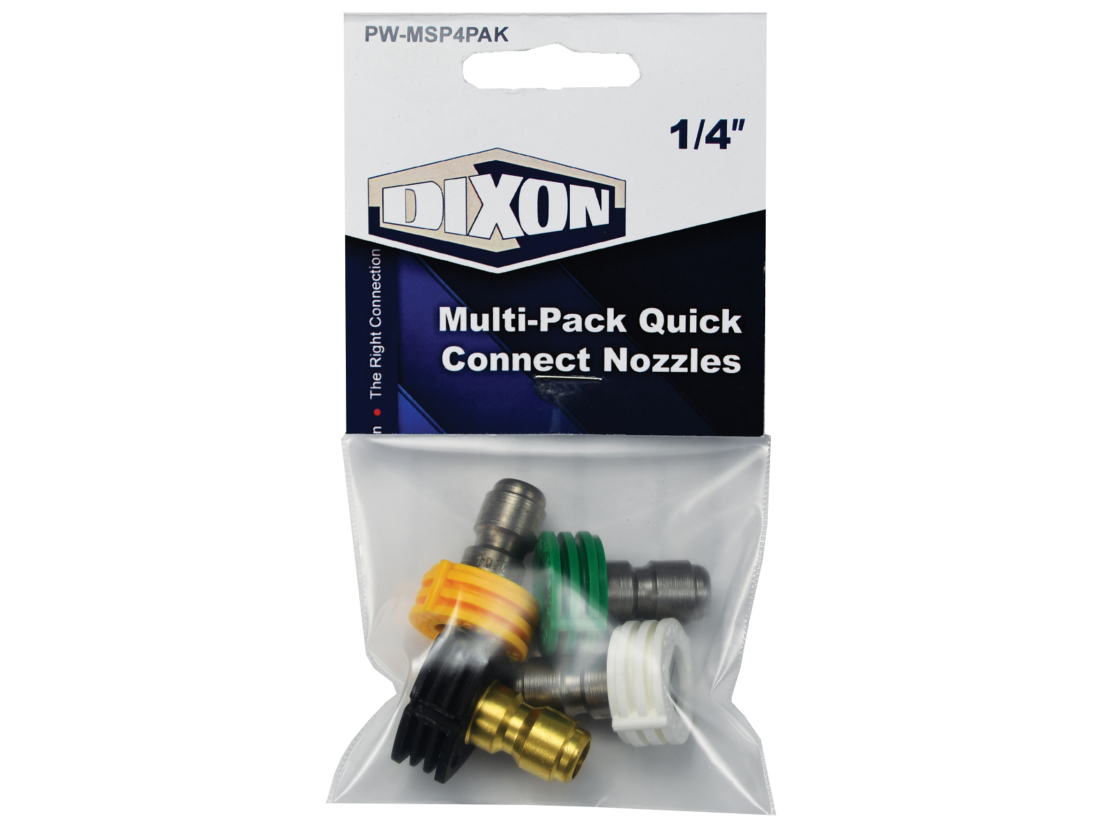PART# PW-MSP4PAK 4-Pack Variety Pressure Washer Nozzles