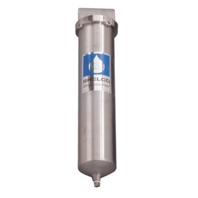 Shelco RHS-804A, 20'' 316 Stainless Steel Filter Housing, 1/2'' In/Out
