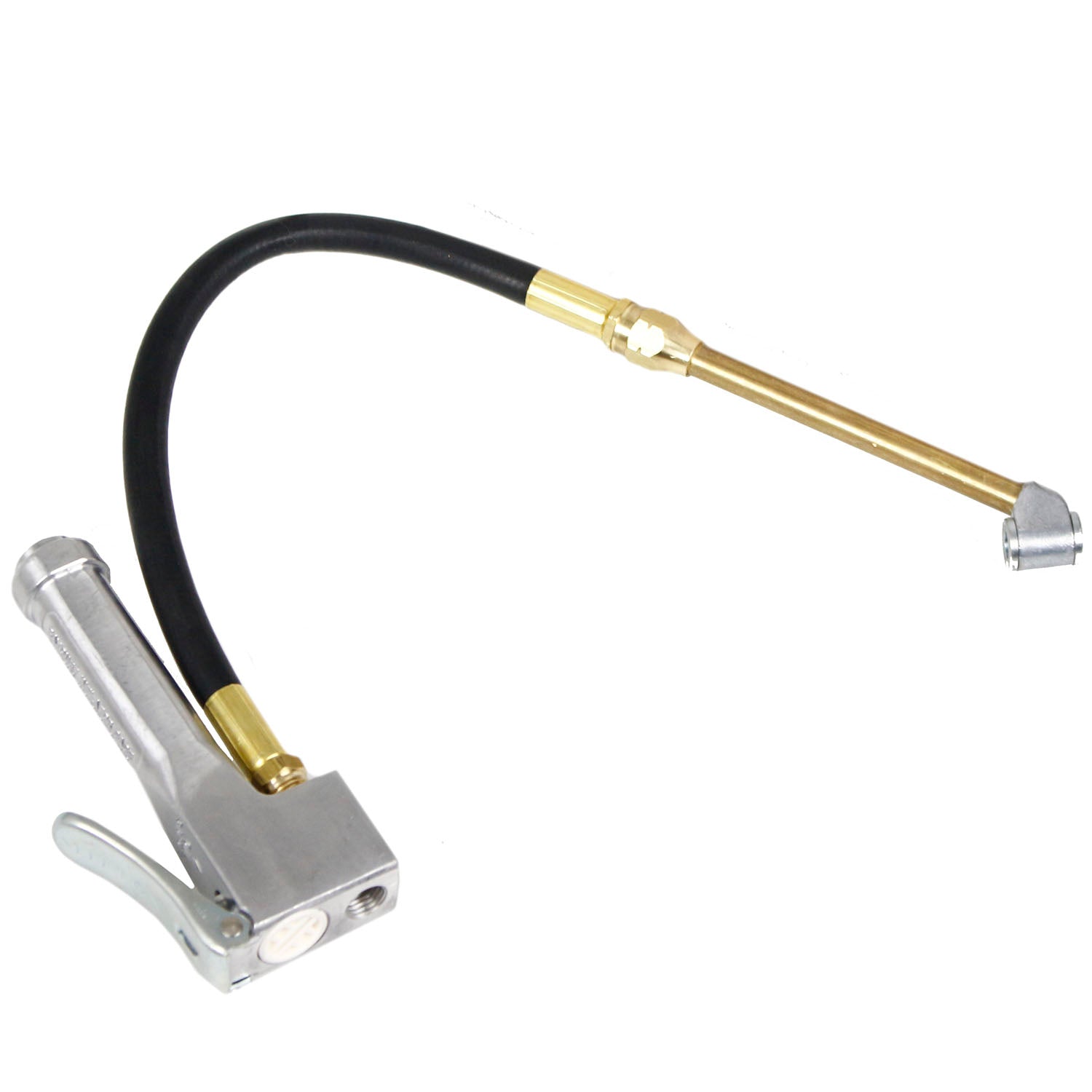 Dual Head Tire Chuck Bayonet Style Inflator 10 - 160 PSI Pressure Gauge Milton S-522